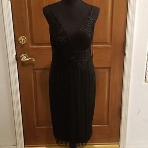 NWT Adrianna Papell Beaded Slip Dress Sz 8